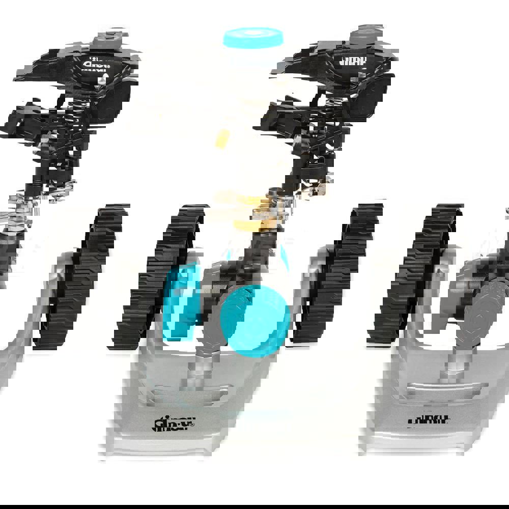 Lawn Sprinklers; Type: Sprinkler with On/Off Switch ; Thread Size: 3/4 ; Base Style: Wheel ; Spray Pattern: Circular